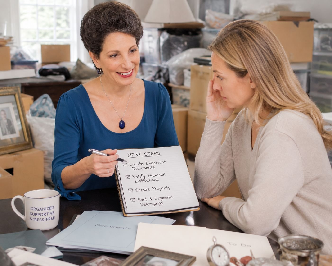 Gayle Gruenberg working with a client